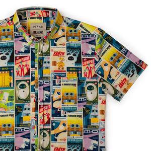 RSVLTS Wall of Fame KUNUFLEX Short Sleeve Shirt in Multicolor — front view