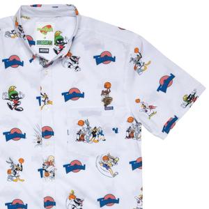 RSVLTS Tune Jersey KUNUFLEX Short Sleeve Shirt in White — front view