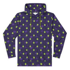 RSVLTS Bad Apples Performance Hoodie in Purple — front view