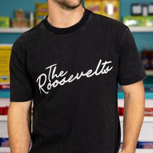 RSVLTS Perfect Cursive Vintage Crewneck Tee — front view