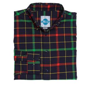 RSVLTS Flaniel Day Lewis BorlandFlex Long Sleeve Flannel in Blue — front view