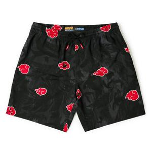 RSVLTS Itachi Uchiha Hybrid Shorts in Black — front view