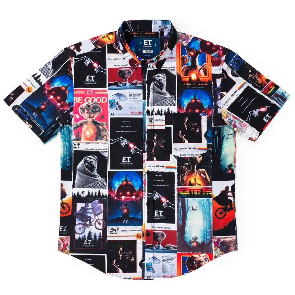RSVLTS Let’s Go See The Stars KUNUFLEX Short Sleeve Shirt in Multicolor — detail 3