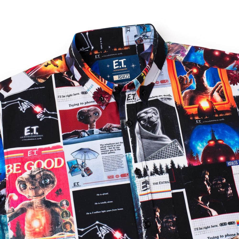 RSVLTS Let’s Go See The Stars KUNUFLEX Short Sleeve Shirt in Multicolor — detail 10