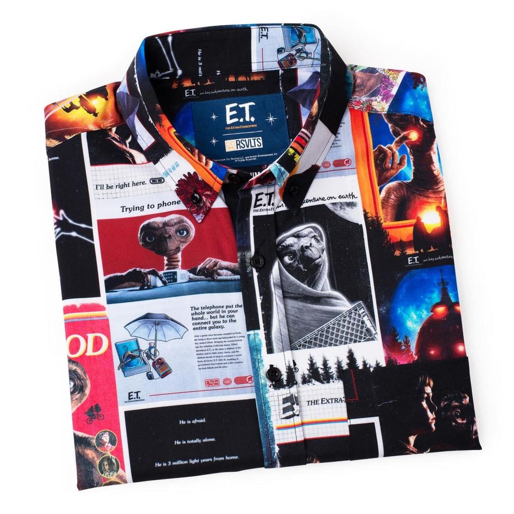 RSVLTS Let’s Go See The Stars KUNUFLEX Short Sleeve Shirt in Multicolor — detail 12
