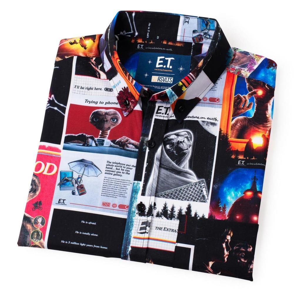 RSVLTS Let’s Go See The Stars KUNUFLEX Short Sleeve Shirt in Multicolor — detail 6