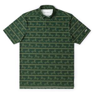 RSVLTS Ride for Ruin All-Day Polo in Green — front view