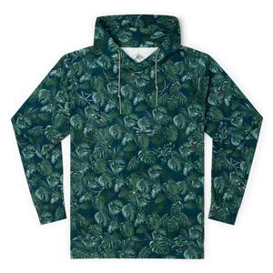 RSVLTS Clever Girl Performance Hoodie in Green — front view