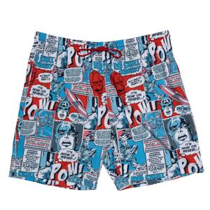 RSVLTS The First Avenger Hybrid Shorts in Blue — front view