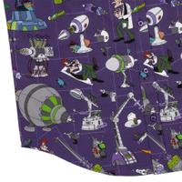 RSVLTS Doofenshmirtz Evil Incorporated KUNUFLEX Short Sleeve Shirt in Purple — detail 8