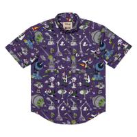 RSVLTS Doofenshmirtz Evil Incorporated KUNUFLEX Short Sleeve Shirt in Purple — detail 6