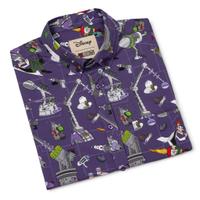 RSVLTS Doofenshmirtz Evil Incorporated KUNUFLEX Short Sleeve Shirt in Purple — detail 9