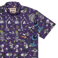 RSVLTS Doofenshmirtz Evil Incorporated KUNUFLEX Short Sleeve Shirt in Purple — front view