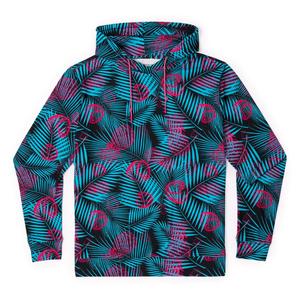 RSVLTS Miami Vice Performance Hoodie in Blue — front view