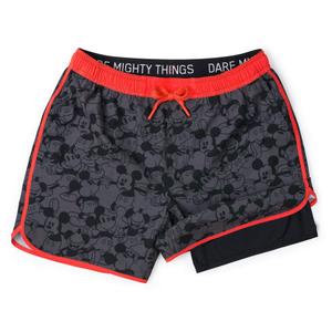 RSVLTS Enjoy the Journey V2 Lined Training Shorts in Gray — front view