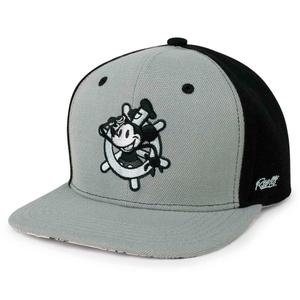 RSVLTS All Aboard! Snapback Hat in Gray — front view