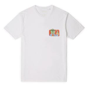 RSVLTS Muppet Labs Crewneck Tee in White — front view
