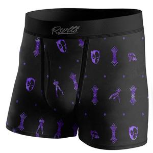 RSVLTS Vibranium Chief Single-Pack Boxer Briefs in Black — front view