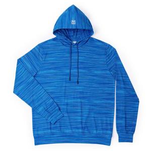 RSVLTS Glacial Punch Performance Hoodie in Blue — front view