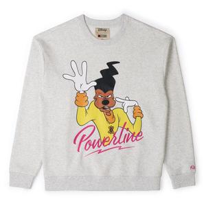 RSVLTS Powerline Crewneck Sweatshirt in Gray — front view