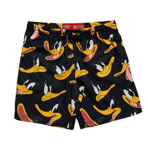 RSVLTS Duck Amuck Hybrid Shorts in Black — front view