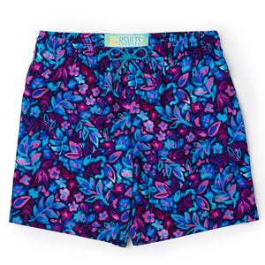 RSVLTS Tropiglow Hybrid Shorts in Blue — front view