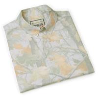 RSVLTS Into the Woods KUNUFLEX Short Sleeve Shirt in Gray — detail 12
