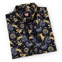 RSVLTS Can of Whoopass KUNUFLEX Short Sleeve Shirt in Black — detail 9