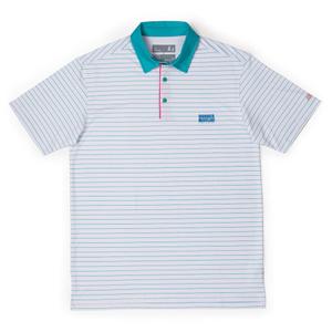RSVLTS Dunder Mifflin All-Day Polo in White — front view