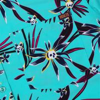 RSVLTS Loves Me Not KUNUFLEX Short Sleeve Shirt in Blue — detail 4