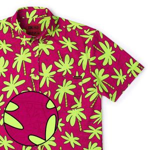 RSVLTS SUUUPER! KUNUFLEX Short Sleeve Shirt in Red — front view