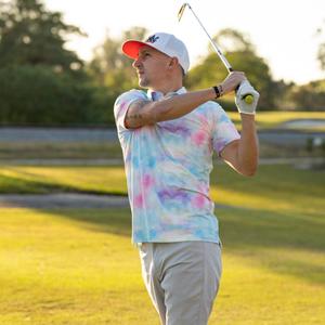 RSVLTS Dakota Snow Clouds All-Day Polo in Multicolor — front view