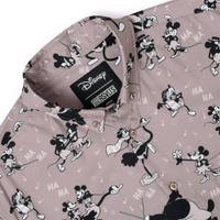 RSVLTS Mickey Mouse Saves The Day KUNUFLEX Short Sleeve Shirt in Red — detail 6