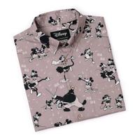 RSVLTS Mickey Mouse Saves The Day KUNUFLEX Short Sleeve Shirt in Red — detail 9