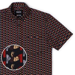 RSVLTS You Son of a… KUNUFLEX Short Sleeve Shirt in Multicolor — front view