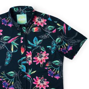 RSVLTS Spring Sketches KUNUFLEX Short Sleeve Shirt — front view