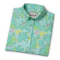 RSVLTS Wildberry Cove KUNUFLEX Short Sleeve Shirt in Green — detail 10