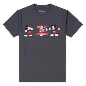 RSVLTS Enjoy the Journey Performance Tee in Gray — front view