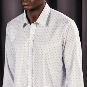 RSVLTS Opening Night Good Looks KUNUFLEX Dress Shirt in White — front view