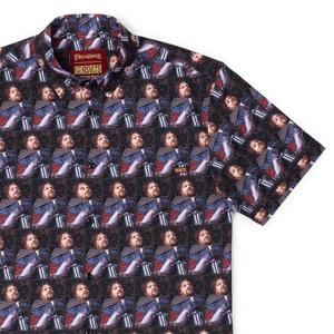 RSVLTS I Have Failed You All KUNUFLEX Short Sleeve Shirt in Brown — front view