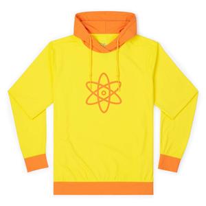 RSVLTS Feel the Power Performance Hoodie in Orange — front view