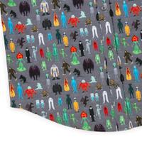 RSVLTS I Want to Believe KUNUFLEX Short Sleeve Shirt in Gray — detail 5