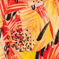RSVLTS Blood L’Orange KUNUFLEX Short Sleeve Shirt in Orange — detail 5