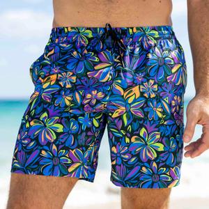 RSVLTS Ultraviolet Hybrid Shorts in Purple — front view
