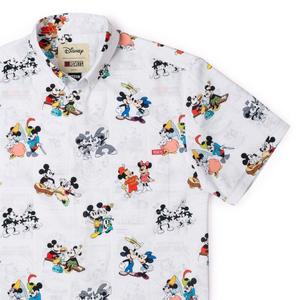 RSVLTS Since 1928 KUNUFLEX Short Sleeve Shirt in White — front view