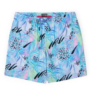RSVLTS Purple Stuff Hybrid Shorts in Blue — front view