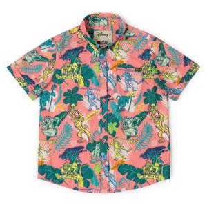 RSVLTS Peak Rafiki Youth KUNUFLEX Short Sleeve Shirt in Multicolor — front view