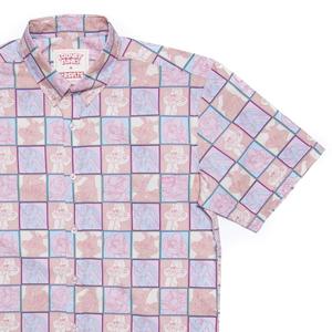 RSVLTS Bugs Loves Lola KUNUFLEX Short Sleeve Shirt in Red — front view