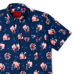 RSVLTS Gear Second KUNUFLEX Short Sleeve Shirt in Blue — front view