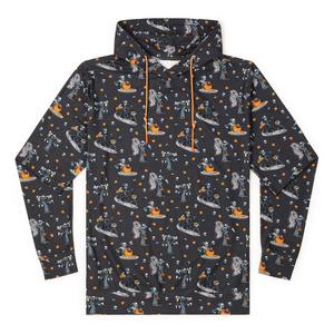 RSVLTS Reaper’s Delight Performance Hoodie in Black — front view